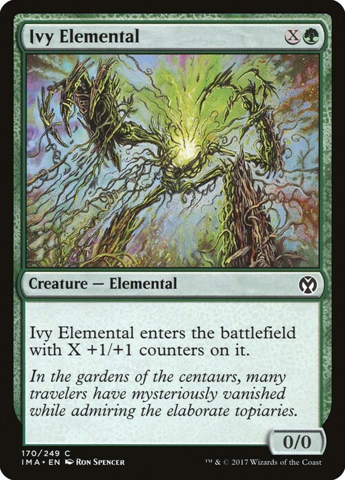 Ivy Elemental Card Front