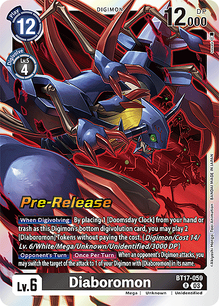 Diaboromon Card Front