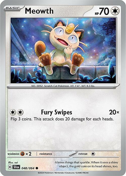 Meowth Card Front