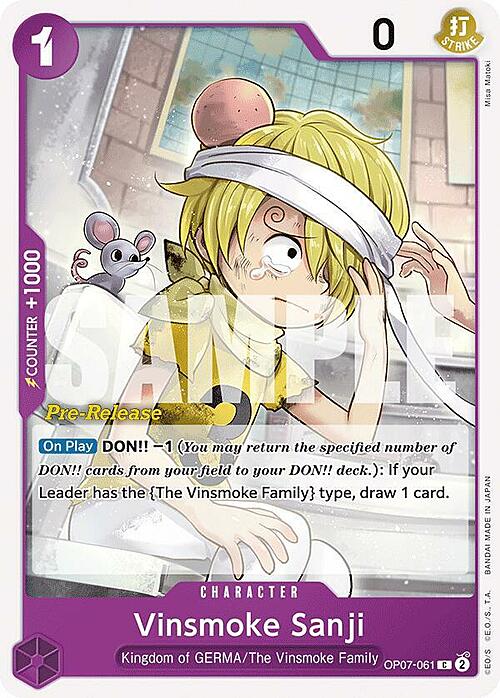 Vinsmoke Sanji Card Front