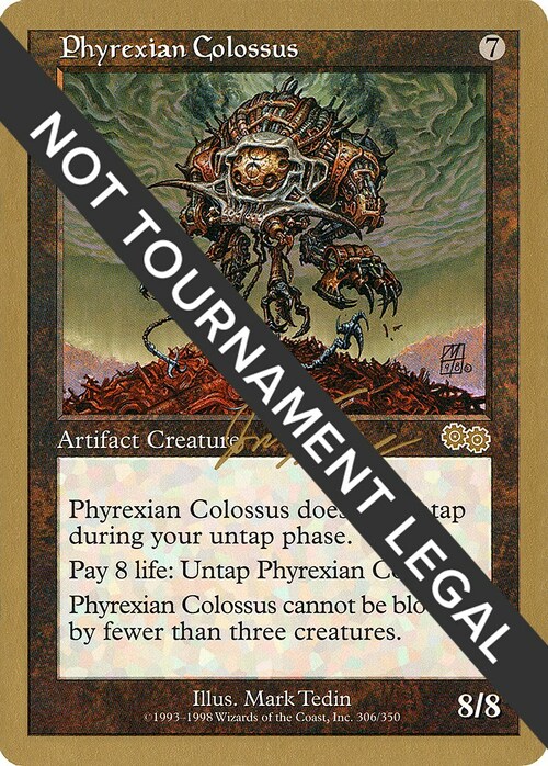 Phyrexian Colossus Card Front