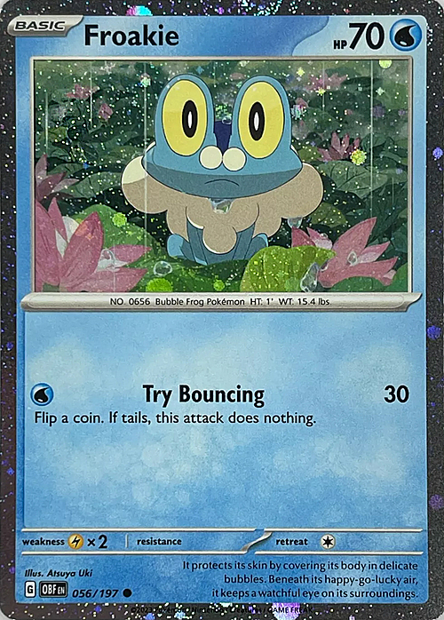 Froakie Card Front