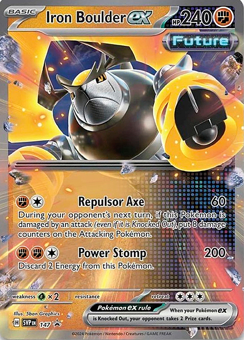 Iron Boulder ex Card Front