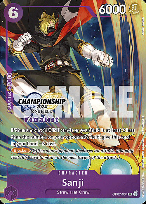 Sanji Card Front