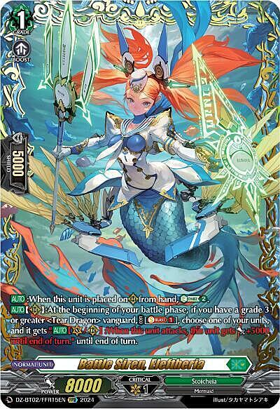 Battle Siren, Eleftheria Card Front