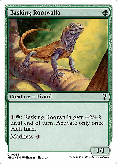 Basking Rootwalla Card Front