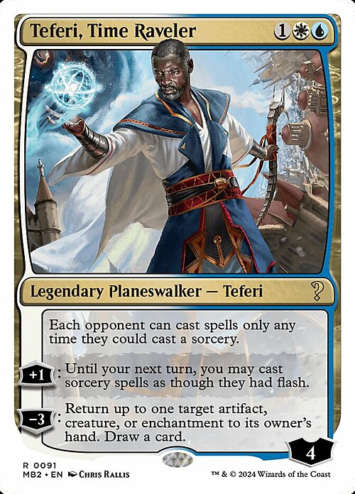 Teferi, Time Raveler Card Front