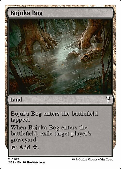 Bojuka Bog Card Front