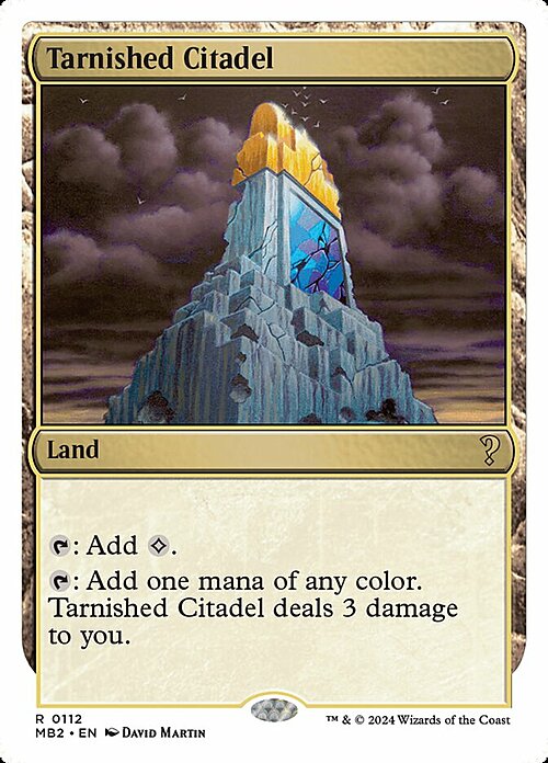 Tarnished Citadel Card Front