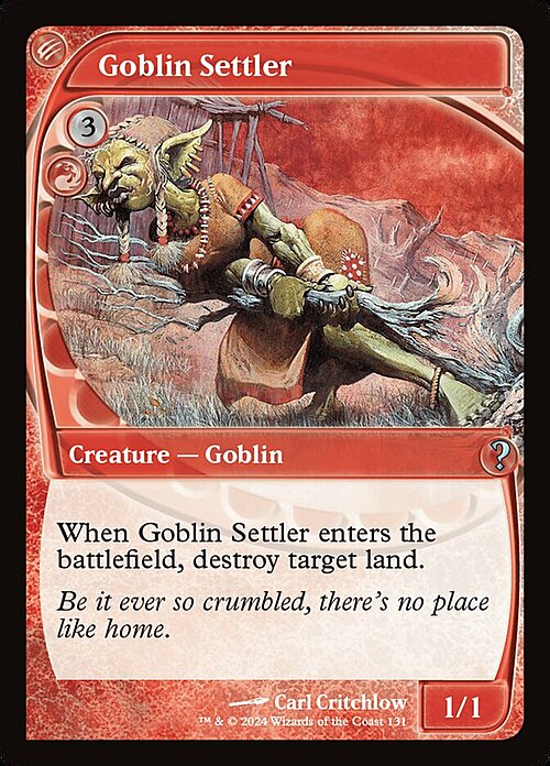 Goblin Settler Card Front