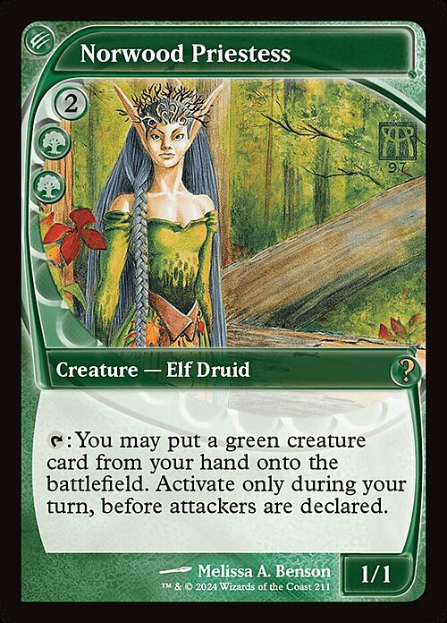 Norwood Priestess Card Front