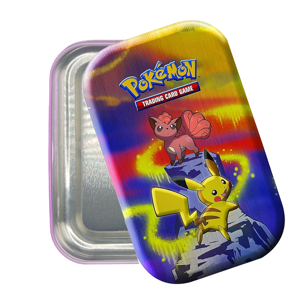 Tin Kanto Power Mini Tins: Pikachu & Vulpix vacia