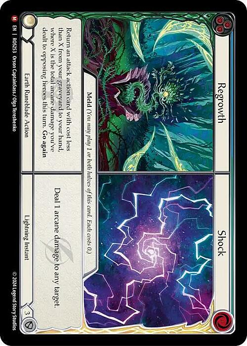 Regrowth // Shock Card Front