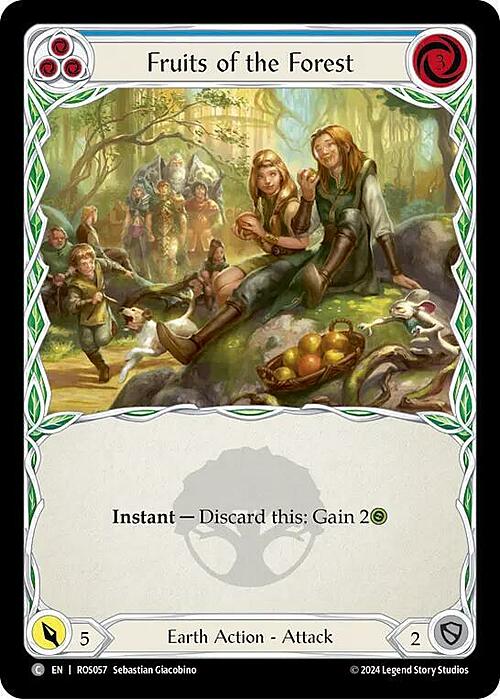 Fruits of the Forest - Blue Card Front