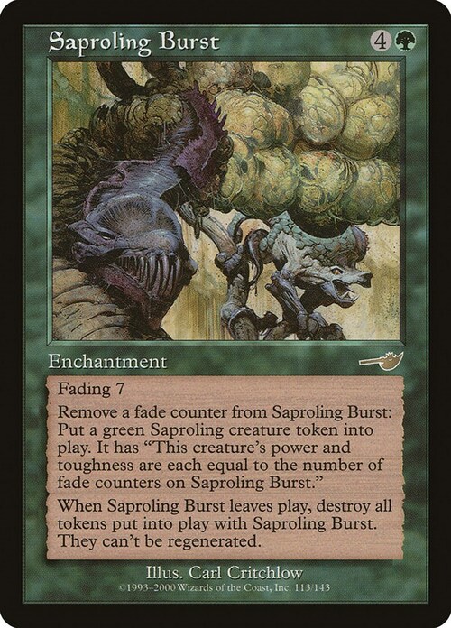 Saproling Burst Card Front