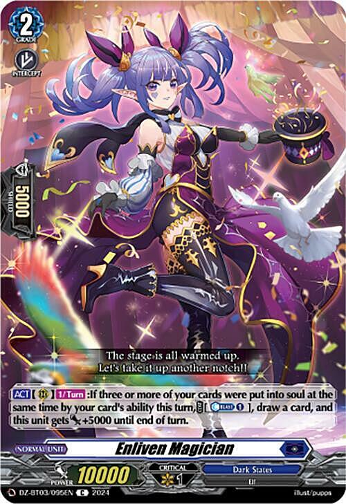 Enliven Magician Card Front