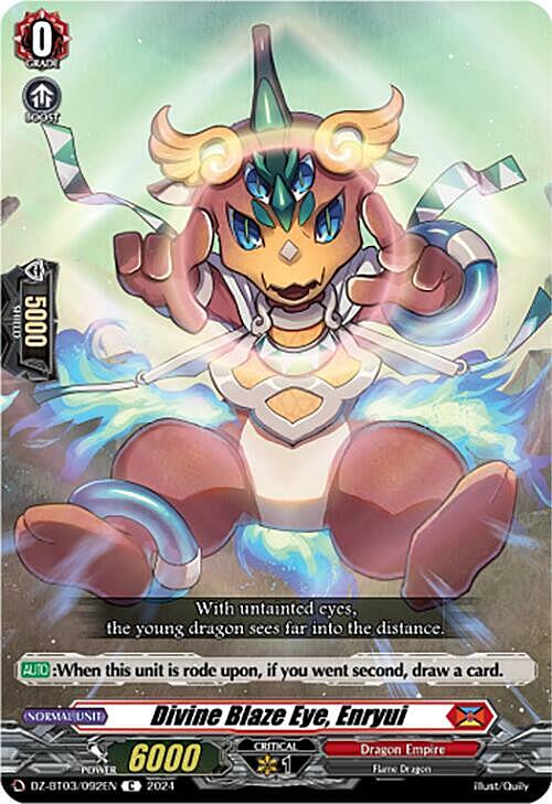 Divine Blaze Eye, Enryui Card Front