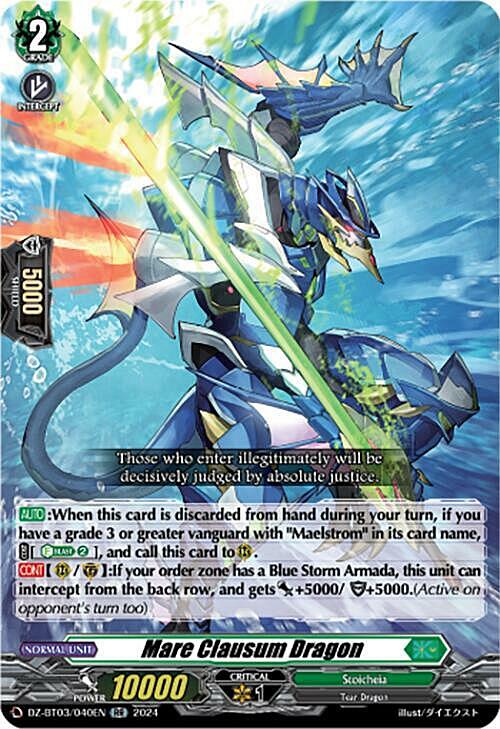 Mare Clausum Dragon Card Front