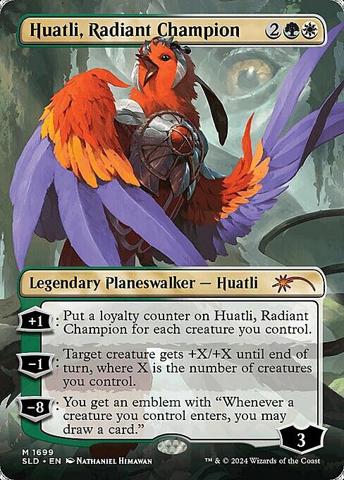 Huatli, Radiant Champion Card Front