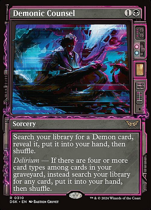 Demonic Counsel Card Front