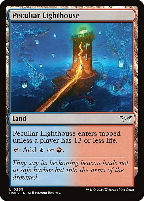 Peculiar Lighthouse Card Front