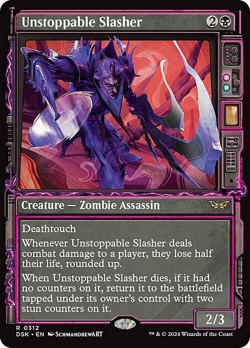 Unstoppable Slasher Card Front