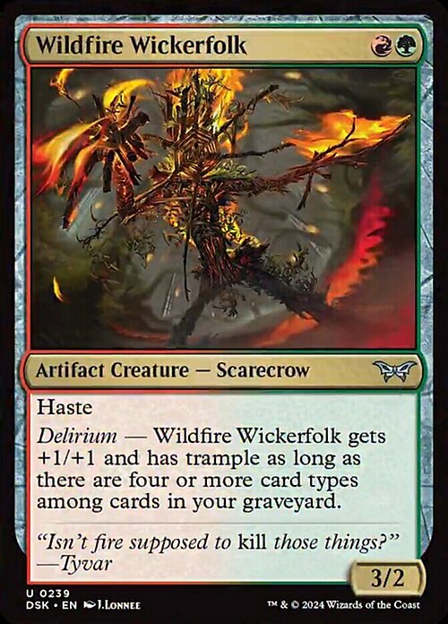 Wildfire Wickerfolk Card Front