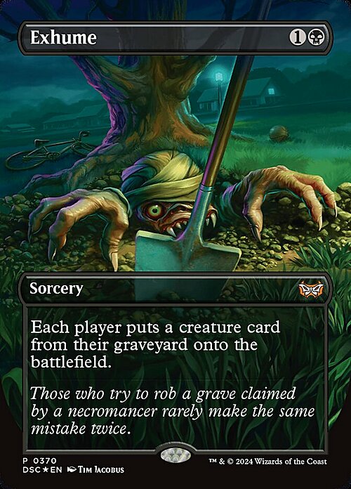 Exhume Card Front