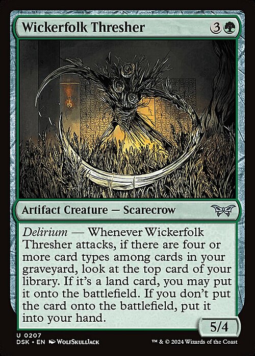 Wickerfolk Thresher Card Front