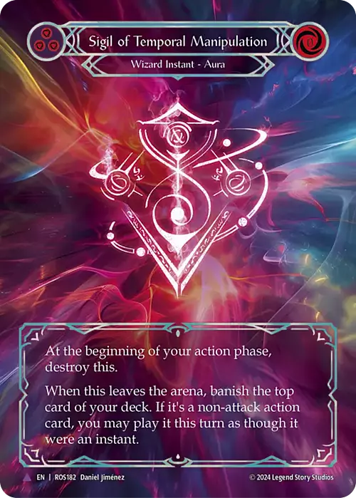 Sigil of Temporal Manipulation Card Front