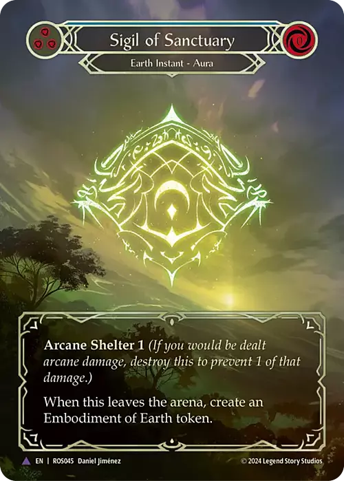 Sigil of Sanctuary Card Front