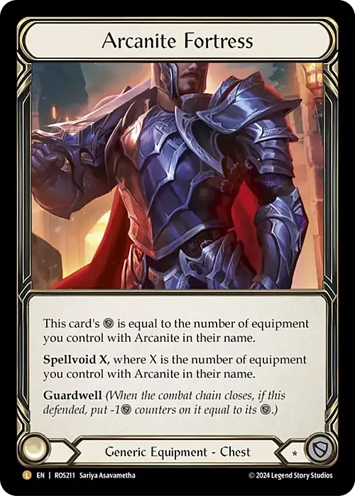 Arcanite Fortress Card Front