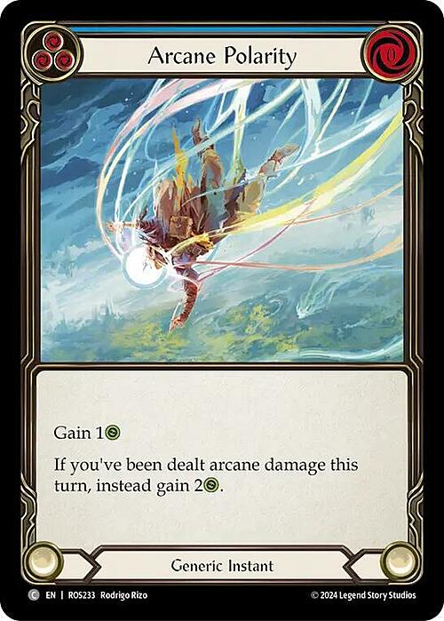 Arcane Polarity - Blue Card Front