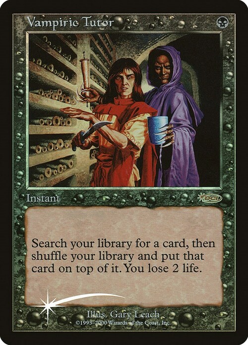 Vampiric Tutor Card Front