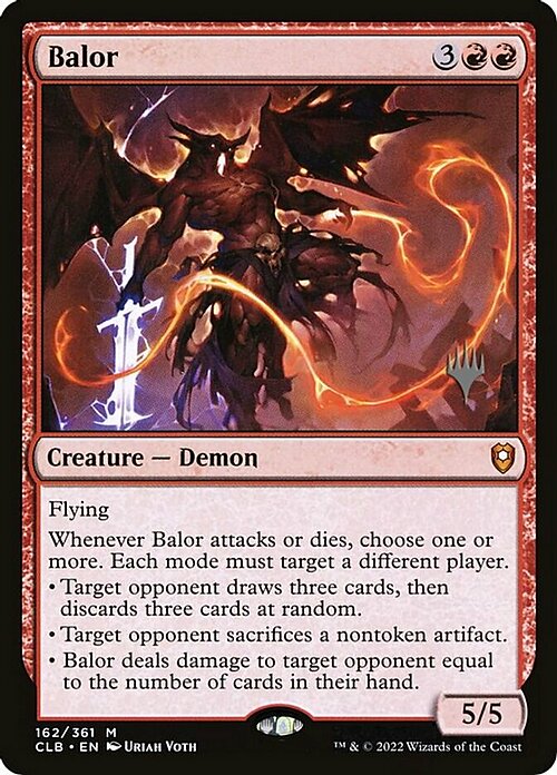 Balor Card Front