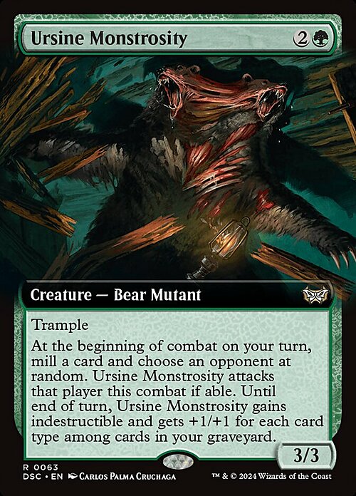 Ursine Monstrosity Card Front