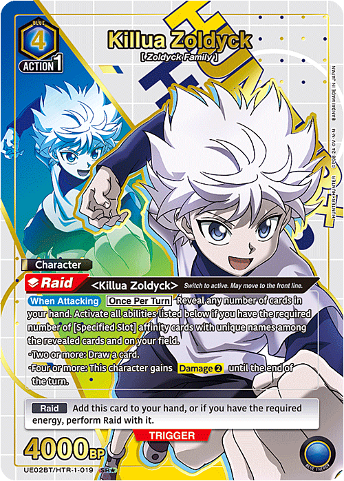 Killua Zoldyck Card Front