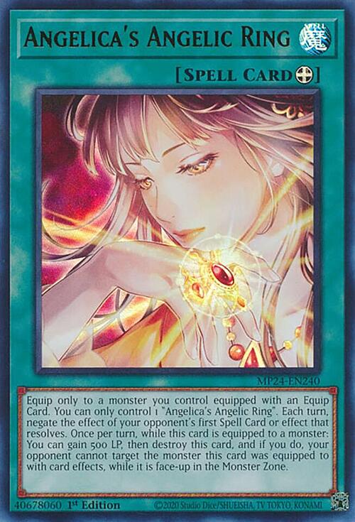 Angelica's Angelic Ring Card Front