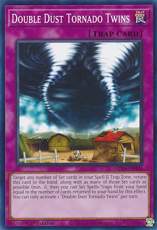 Double Dust Tornado Twins Card Front