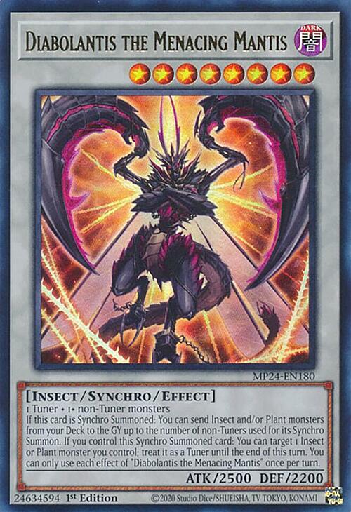 Diabolantis the Menacing Mantis Card Front