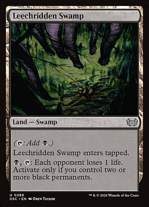 Leechridden Swamp Card Front