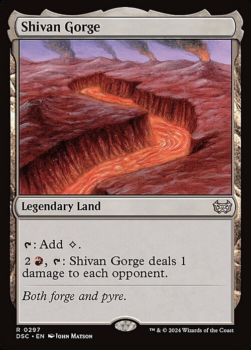 Shivan Gorge Card Front