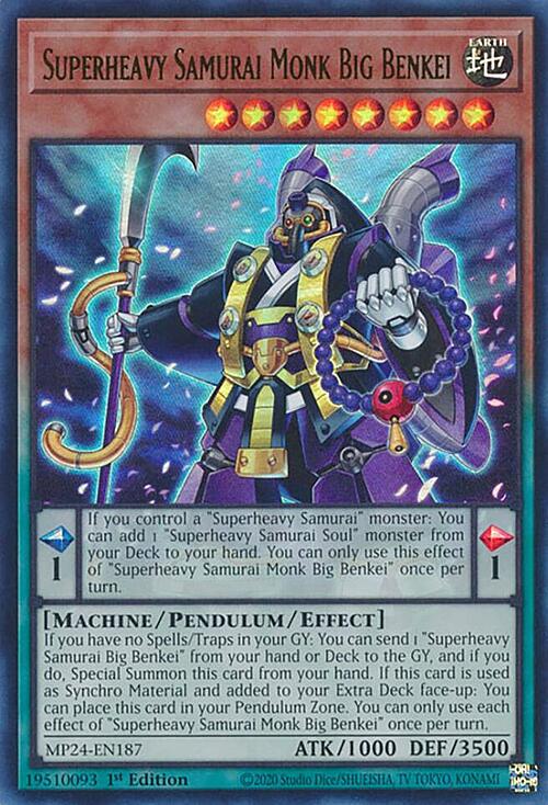 Superheavy Samurai Big Benkei Card Front