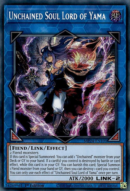 Unchained Soul Lord of Yama Card Front