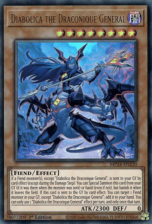 Diabolica the Draconique General Card Front