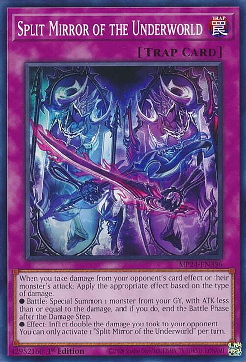 Split Mirror of the Underworld Card Front