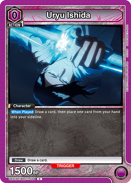 Uryu Ishida Card Front