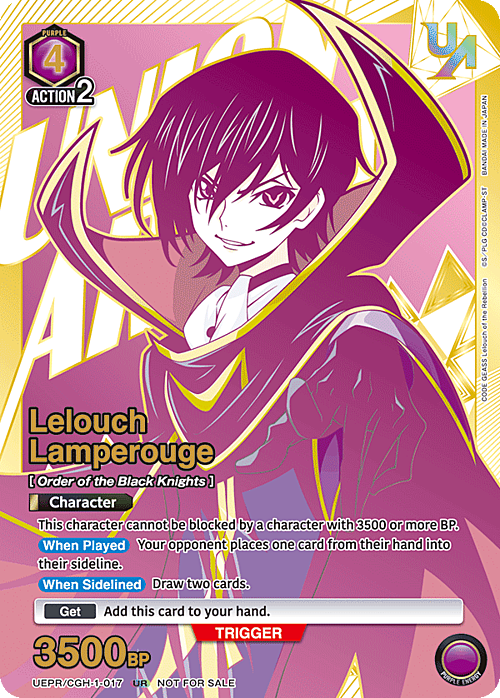 Lelouch Lamperouge Card Front