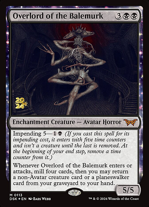 Overlord of the Balemurk Card Front