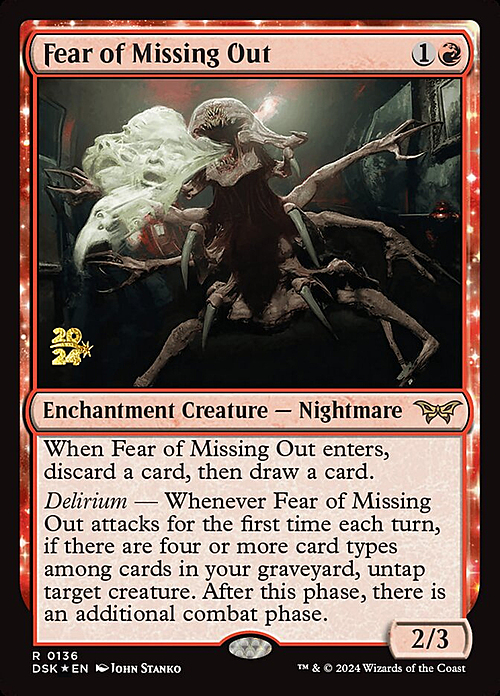 Fear of Missing Out Card Front